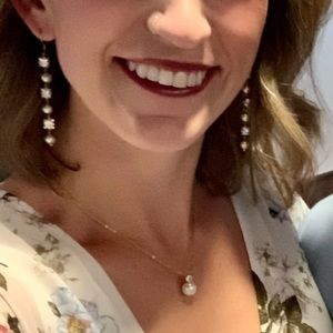 Tini Lux hypoallergenic jewelry- earrings and matching necklace